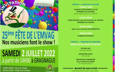 FÊTE DE L’ÉCOLE DE MUSIQUE DE GRAGNAGUE